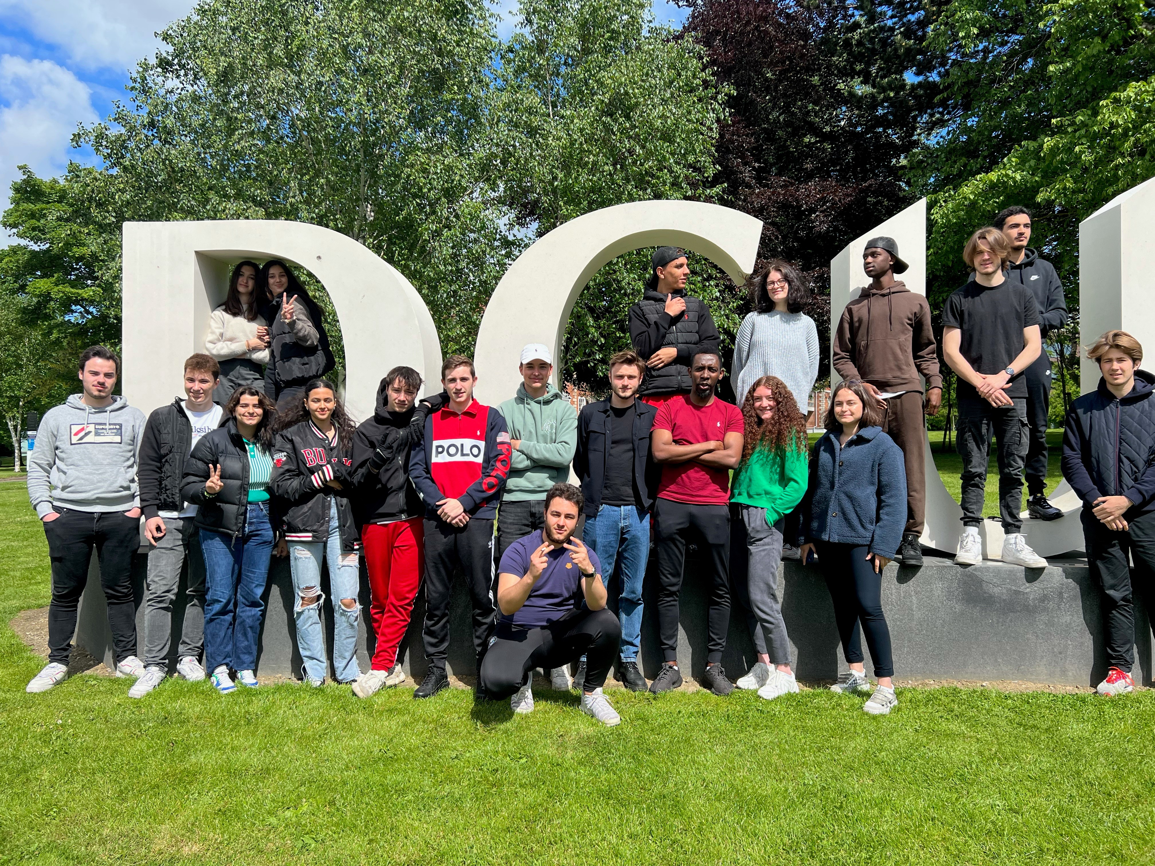 Étudiants ESCEN en cours lors de la Learning Expedition à Dublin