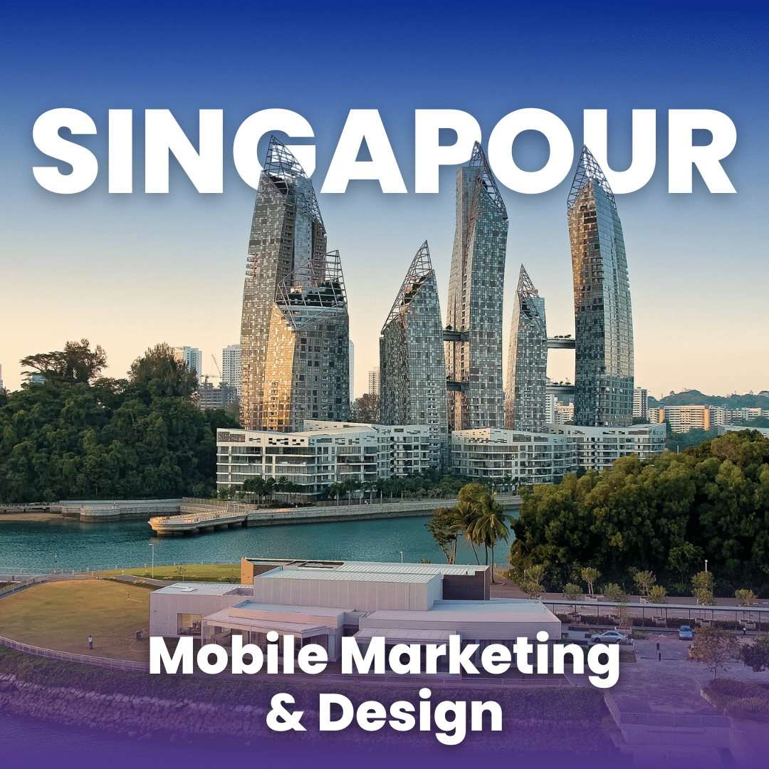 Étudiants ESCEN devant le campus partenaire de Singapour