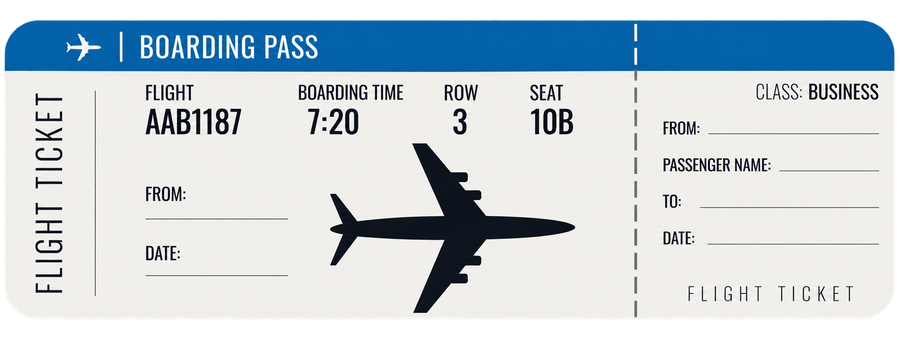 Billet d'avion